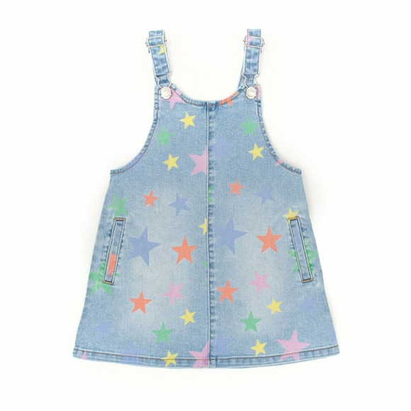 wonder nation Other - Little Girls Star Overall Dress NWT